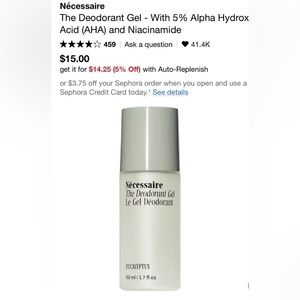 Necessarie Deodorant Gel